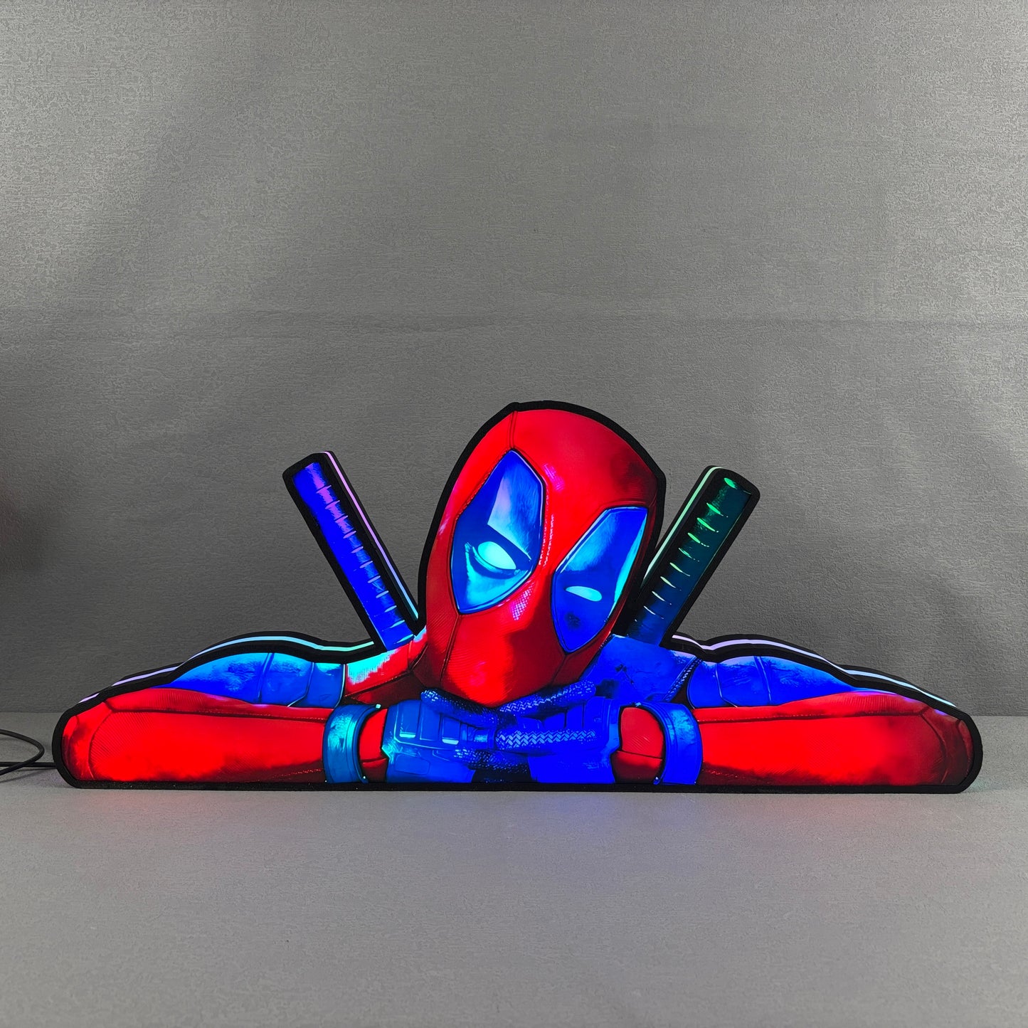 Deadpool Pinball LED Lightbox, Deadpool Pinball Topper, USB powered and with Dimming Function, designed for Stern Pinball