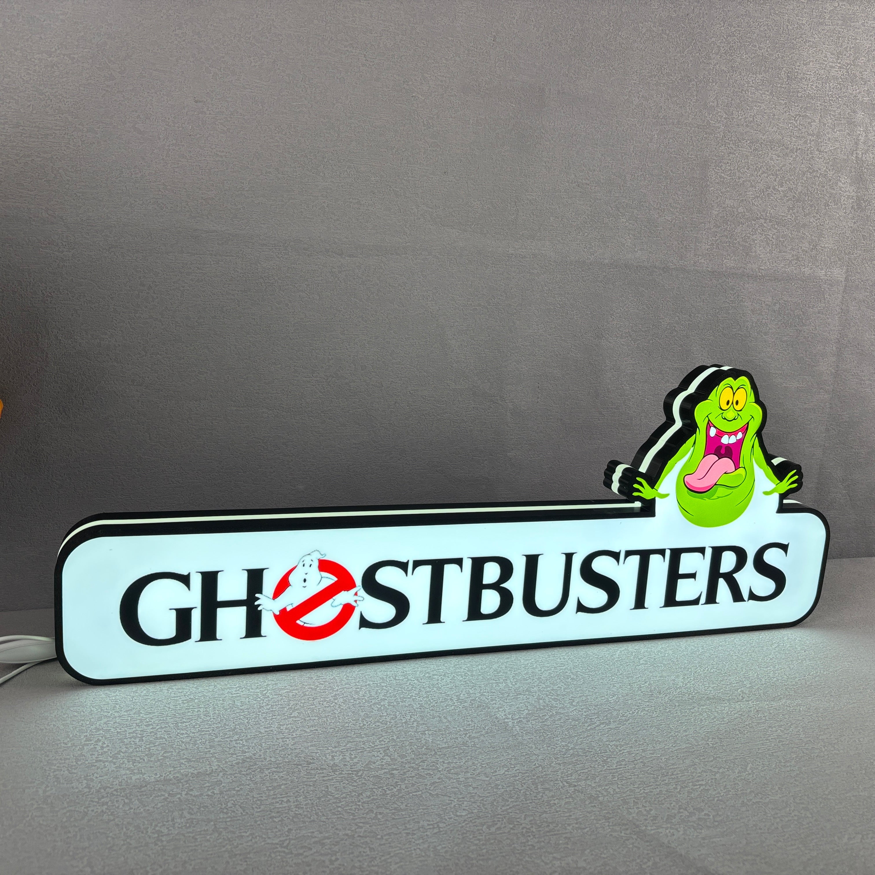 Ghostbusters Pinball Topper Lightbox with Ghostly LED, Pinball Arcade Decor, Perfect for Game Room or Pinball Machine