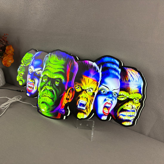 New Custom MONSTER BASH Pinball Machine LED Topper