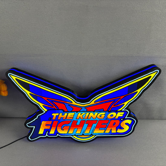 The King of Fighters 3D Printed LED Lightbox for Gaming Room Decor