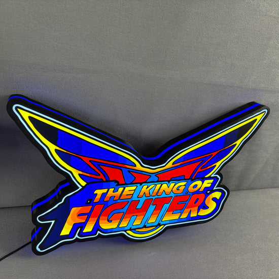 The King of Fighters 3D Printed LED Lightbox for Gaming Room Decor