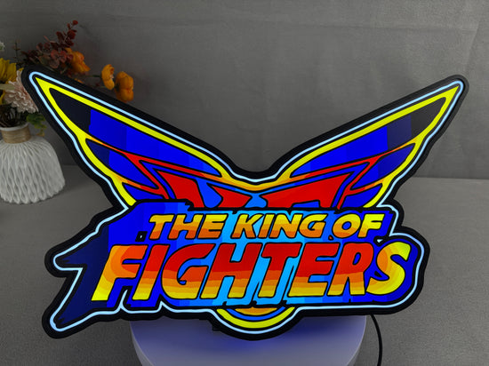 The King of Fighters 3D Printed LED Lightbox for Gaming Room Decor