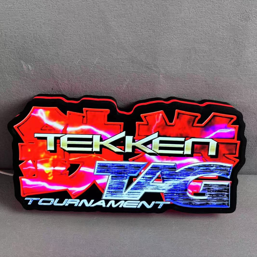 Tekken 3 Tag Tournament 3D Printed LED Lightbox