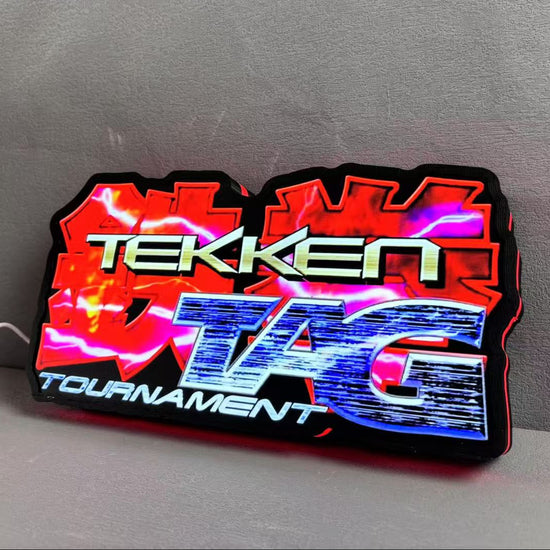 Tekken 3 Tag Tournament 3D Printed LED Lightbox