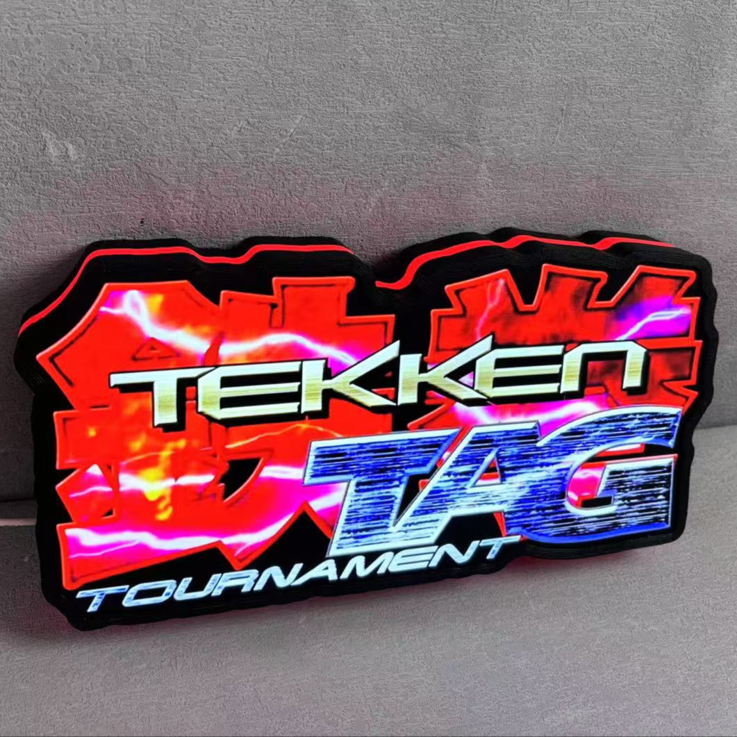 Tekken 3 Tag Tournament 3D Printed LED Lightbox