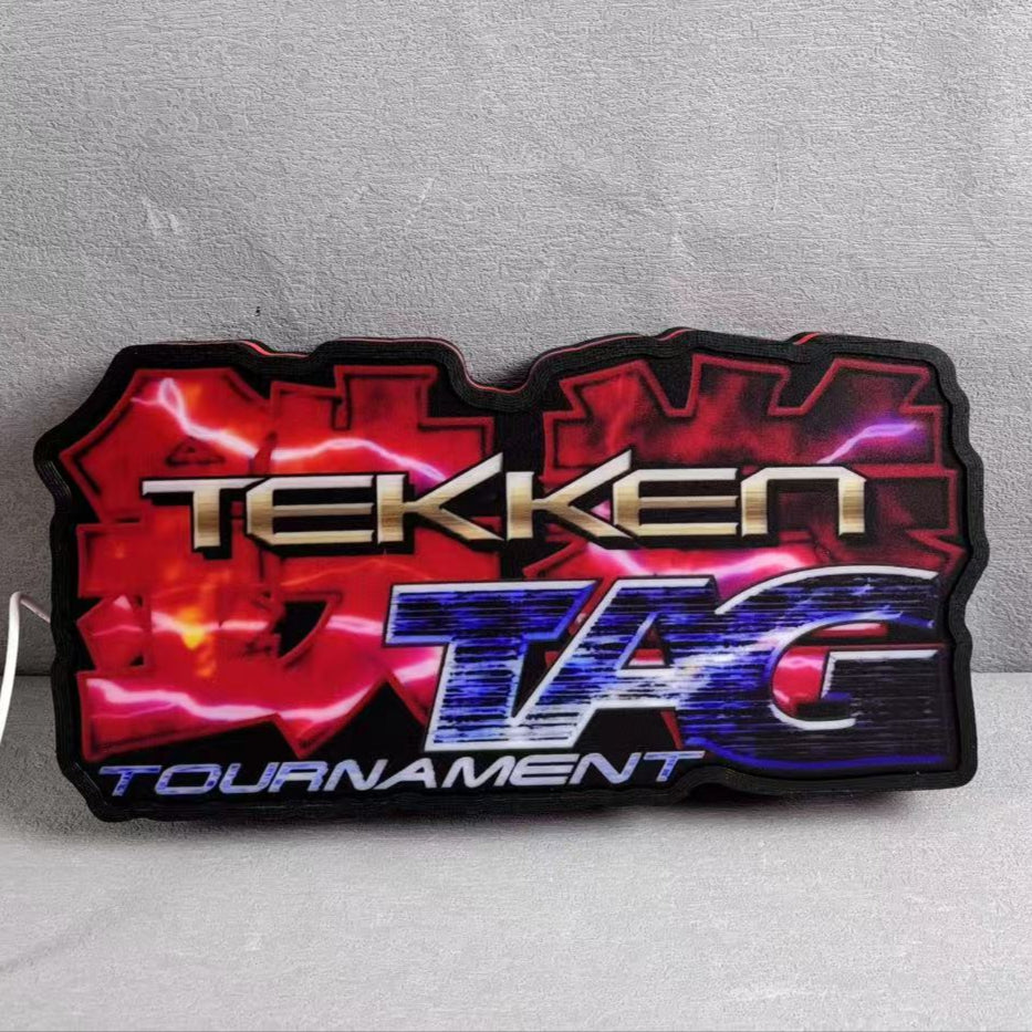 Tekken 3 Tag Tournament 3D Printed LED Lightbox