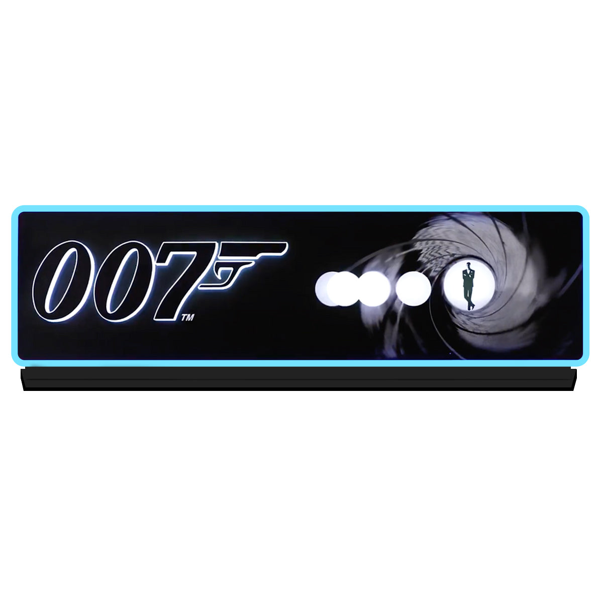 007 James Bond Pinball Acrylic LED Topper, for Pinball Machine, Pinball Topper