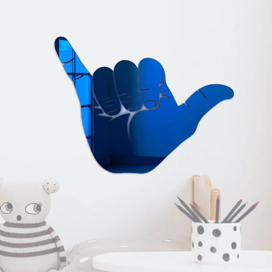 Hang Loose Hand Silhouette Mirror - FYLZGO Signs