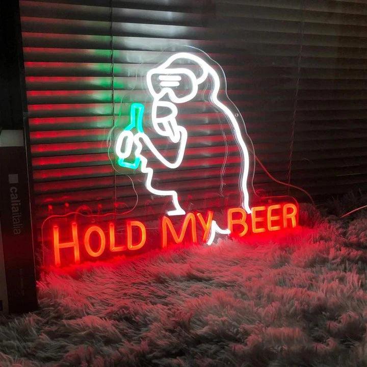Hold My Beer Bar Neon Sign - FYLZGO Signs