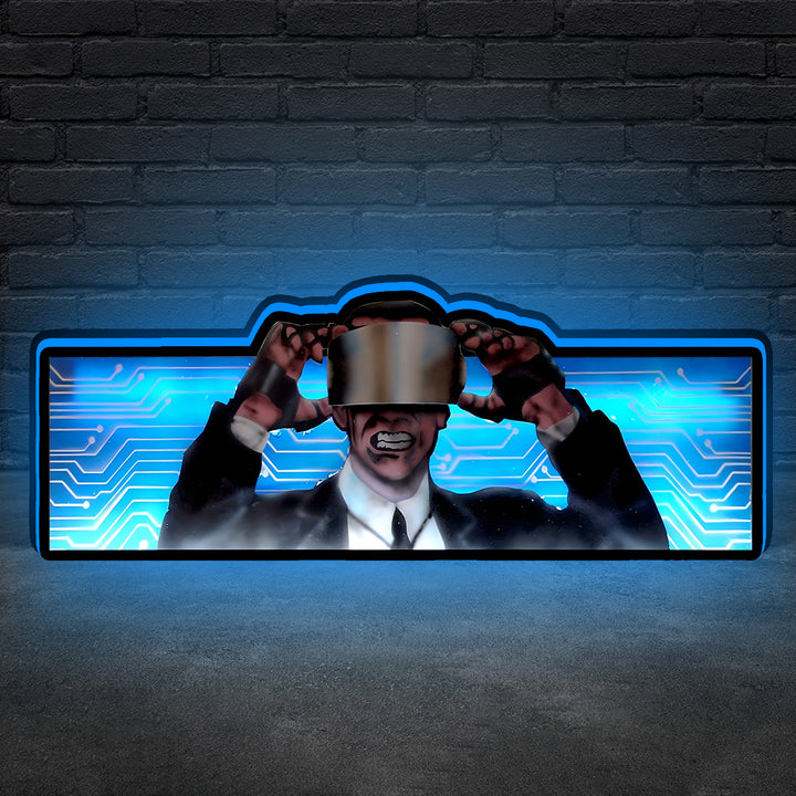 Johnny Mnemonic Pinball Topper LED Lightbox, 3D Printed Lightbox Rock Your Game