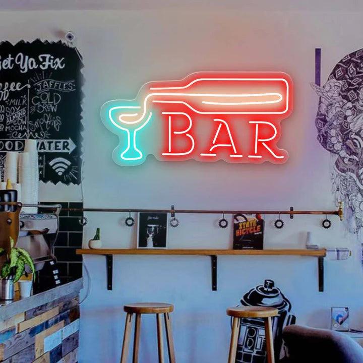 Bar Neon Sign - FYLZGO Signs