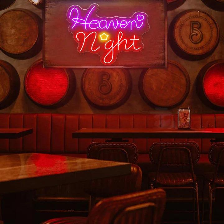 Heaven Night Bar Neon Sign