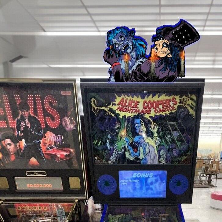 Alice Cooper Nightmare Castle Pinball Ceiling Light LED Light Box Dive into the Dark - FYLZGO Signs