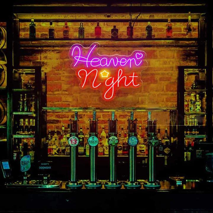 Heaven Night Bar Neon Sign