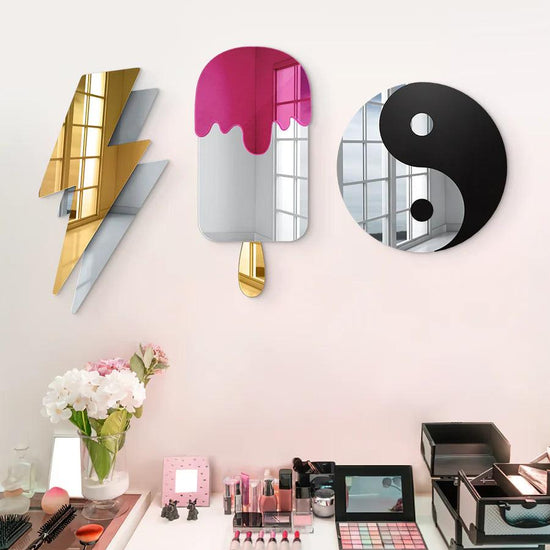 Lightning Bolt Mirror Decor - FYLZGO Signs