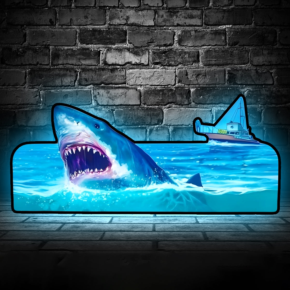 JAWS Pinball Topper LED USB Dimmer, Pinball Arcade Decor, Perfect for Game Room or Pinball Machine