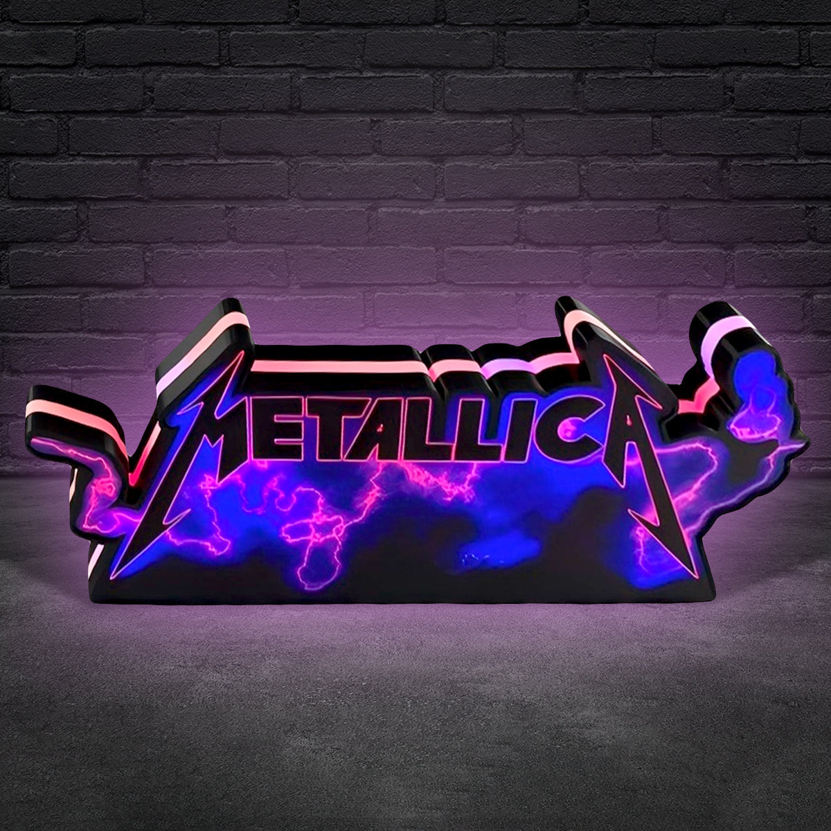 The Metallica Pinball LED Lightbox, The Metallica Pinball Topper, USB powered and with Dimming Function, design for Stern Pinball