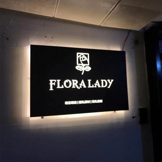 Backlit Box Sign Led Illuminated Outdoor Signage Board