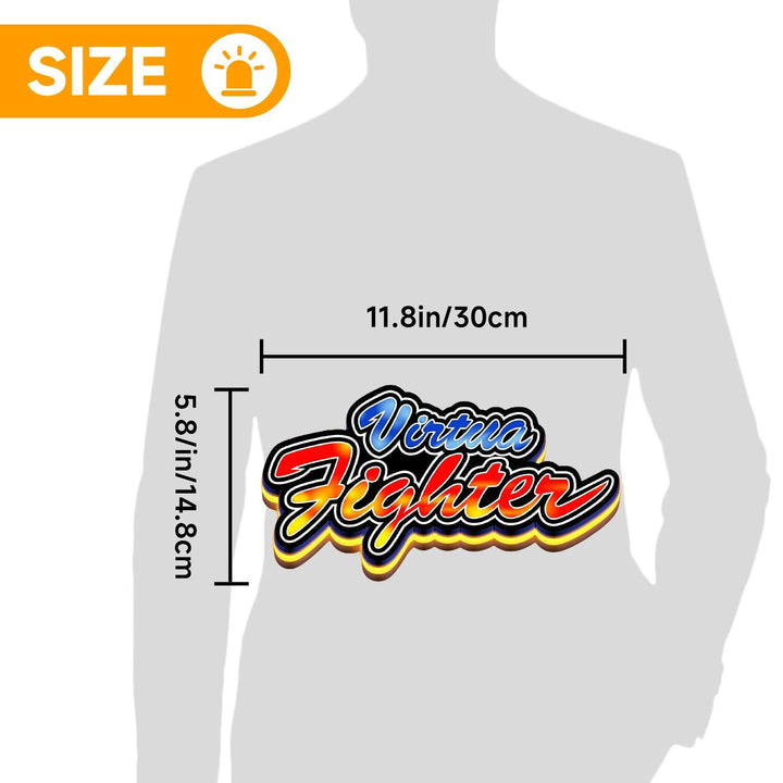 VF Virtua Fighter 3D Printed LED Lightbox Game Lightbox