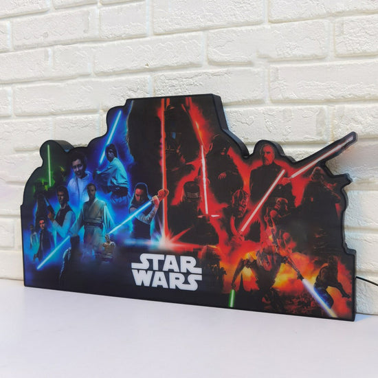 Star Wars Pinball LED Lightbox, Star Wars Pinball Topper, USB powered and with Dimming Function, design for Stern Star Wars Pinball