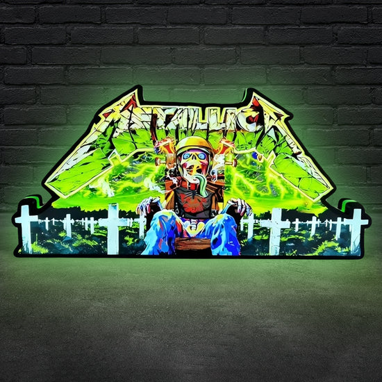 Metallica Remastered Sparky Pinball Topper 3D Printed Lightbox