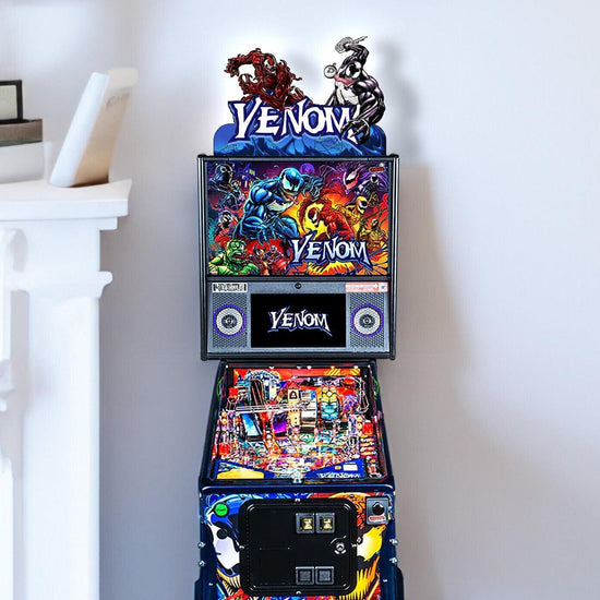 Ultra Rare Venom Pinball Top LED Light Box Fully Darkable USB Powered - FYLZGO Signs