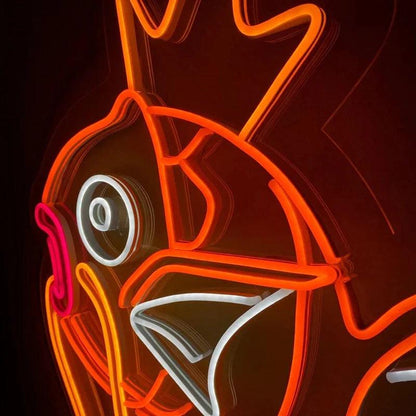 Pokemon Magikarp Neon Sign Led Sign Decoration Best Gift for Kids - FYLZGO Signs