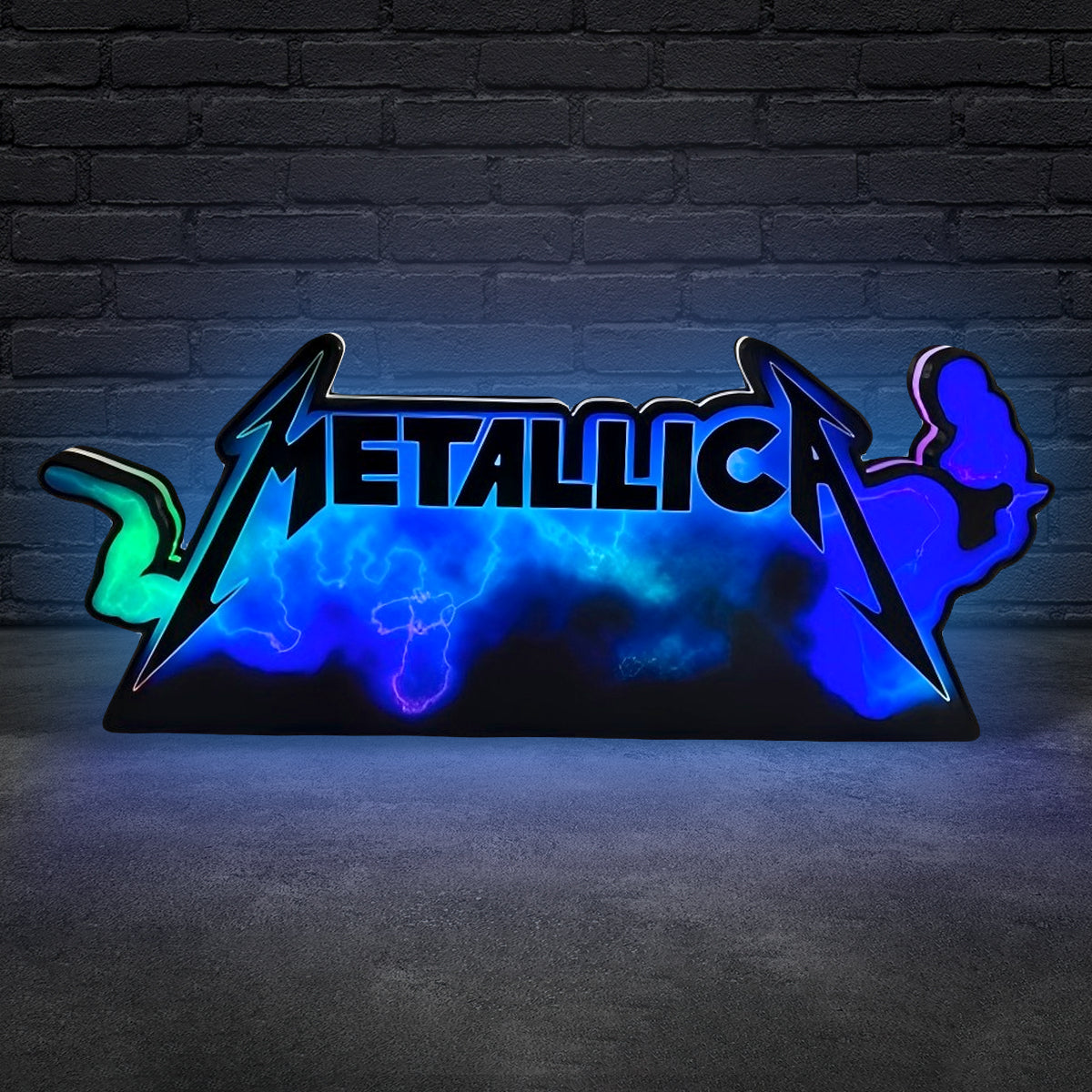 The Metallica Pinball LED Lightbox, The Metallica Pinball Topper, USB powered and with Dimming Function, design for Stern Pinball