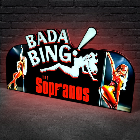 The Bada Bing Pinball Topper, Sopranos LED Pinball Topper with Dimming Function and USB powered