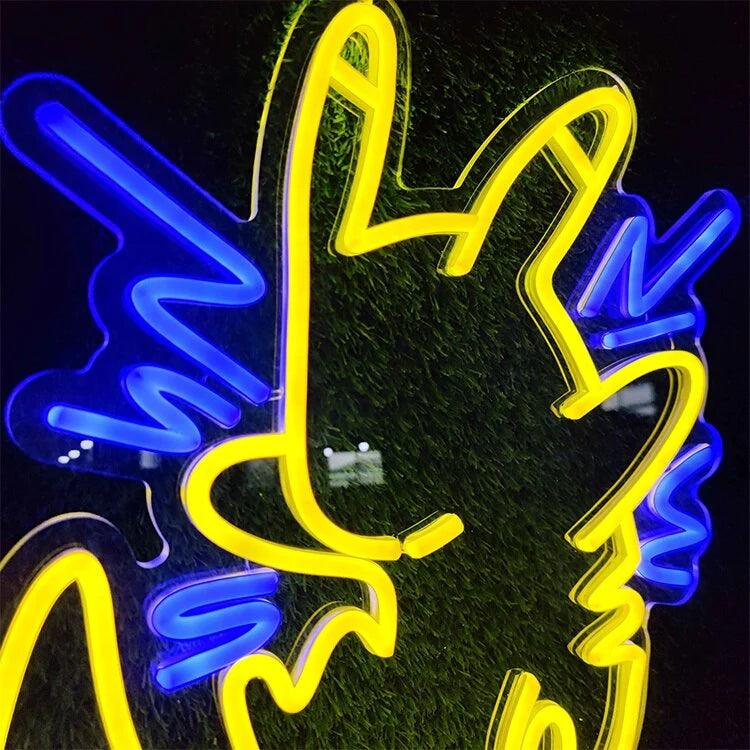 Pokemon Pikachu Neon Sign LED Decoration for Bedroom - FYLZGO Signs