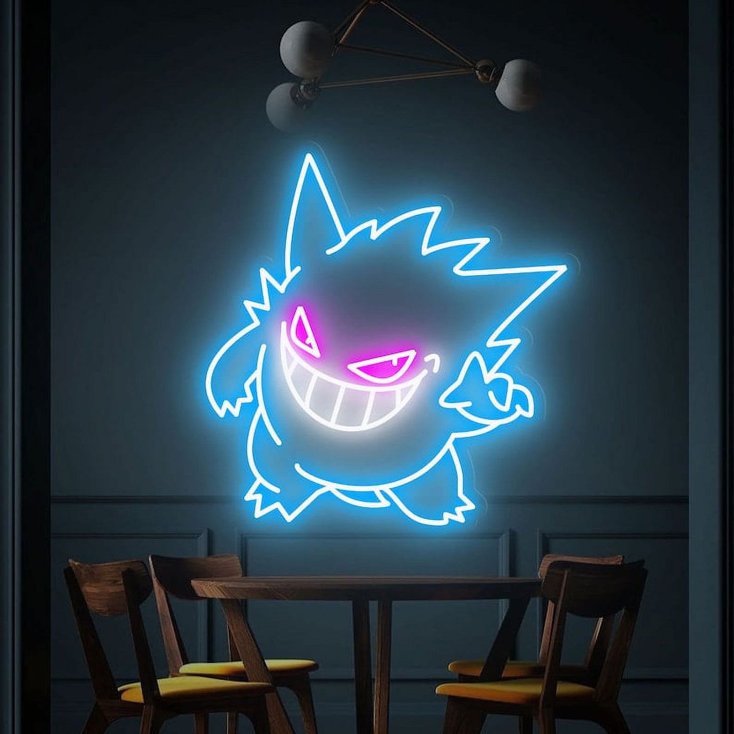 Pokemon Gengar Neon Sign for Gaming Room Decoration