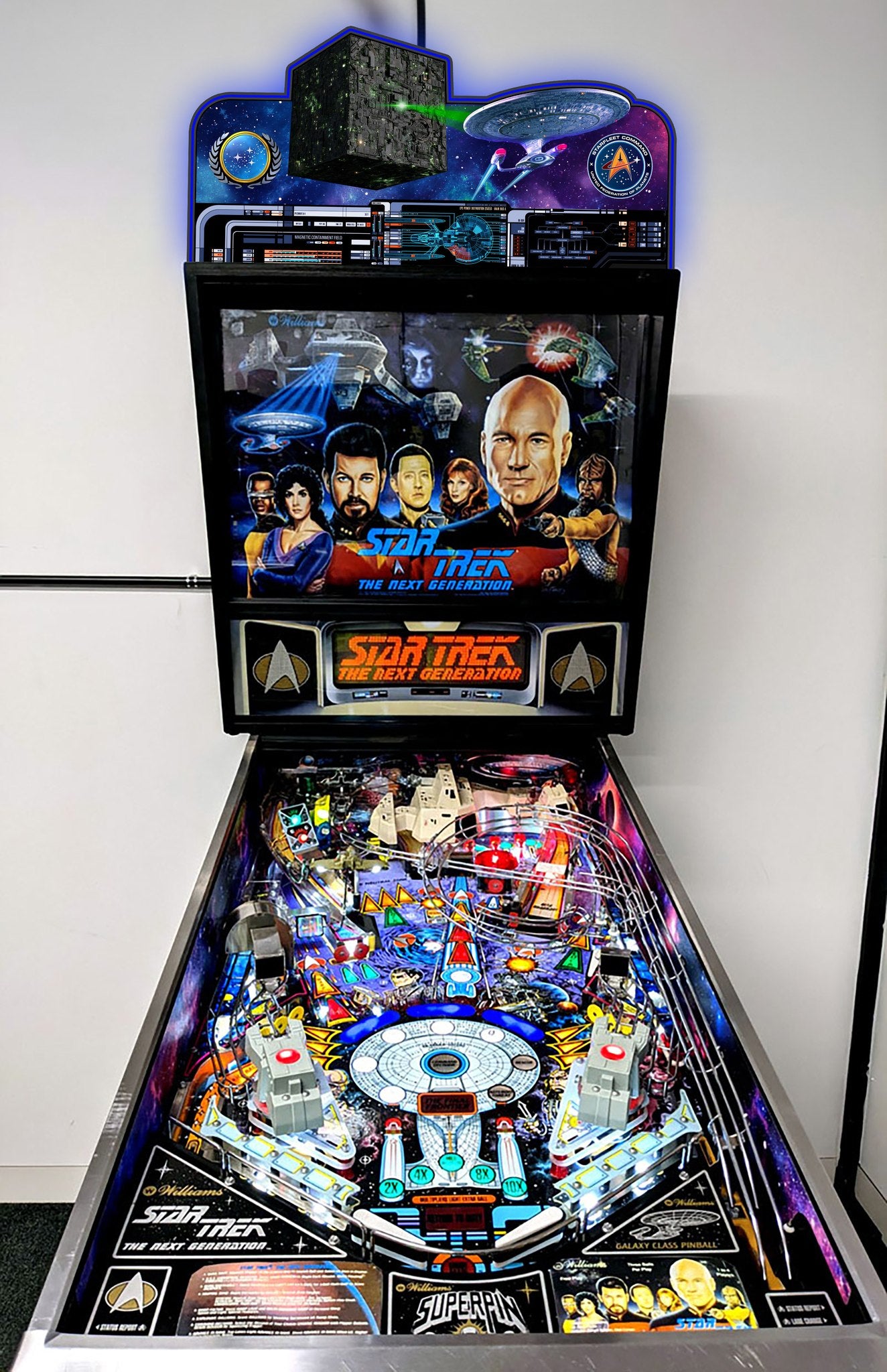 Star Trek Pinball Topper USB plug Dimmer Led 3D Lightbox