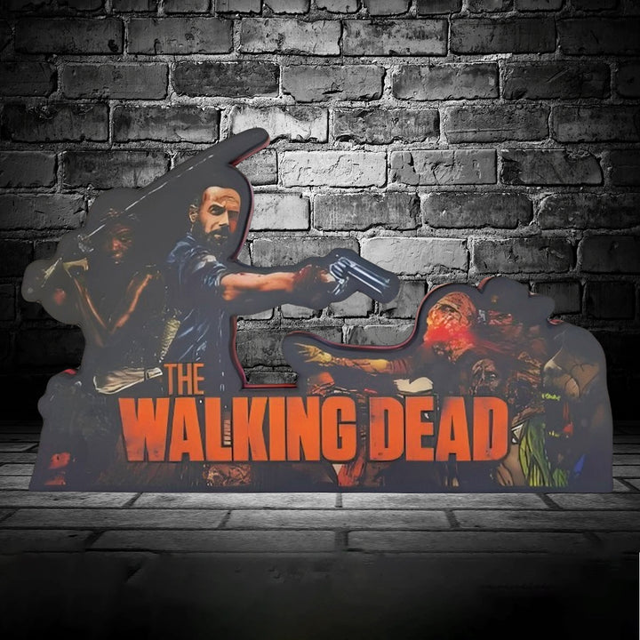 Walking Dead Pinball Topper LED Light Box, for Walking Dead Pinball Arcade Game fans,  Pinball Arcade Decor