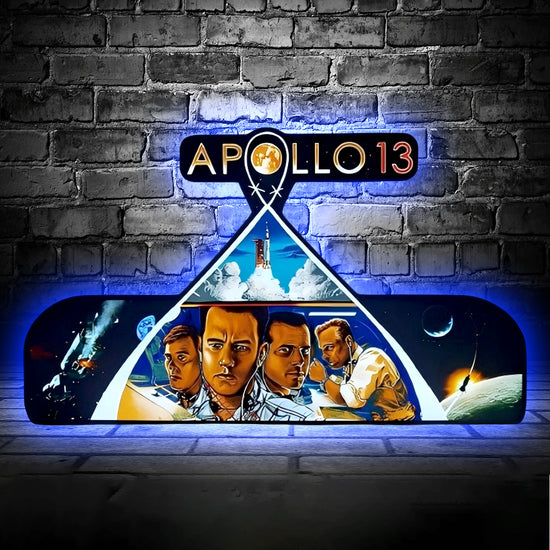 Apollo 13 Pinball Topper LED Light Box,for Apollo 13 Pinball Machine Fans, Pinball Arcade Game Decor