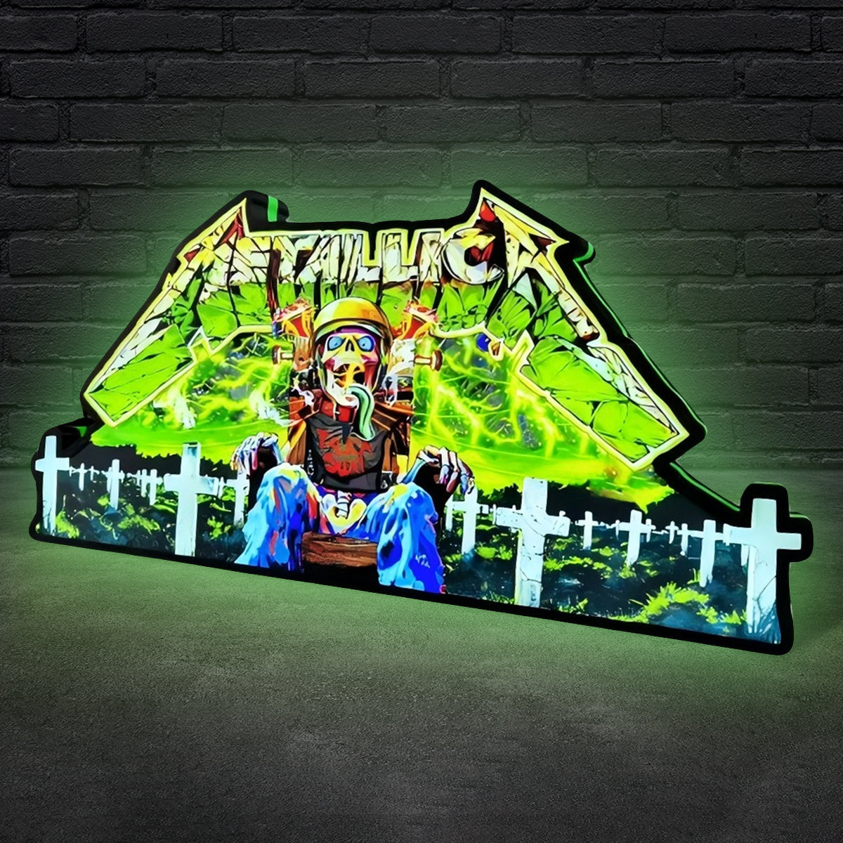 Metallica Remastered Sparky Pinball Topper 3D Printed Lightbox