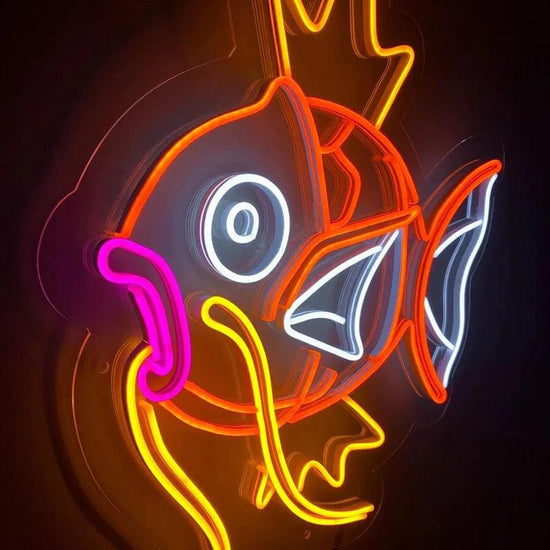 Pokemon Magikarp Neon Sign Led Sign Decoration Best Gift for Kids - FYLZGO Signs