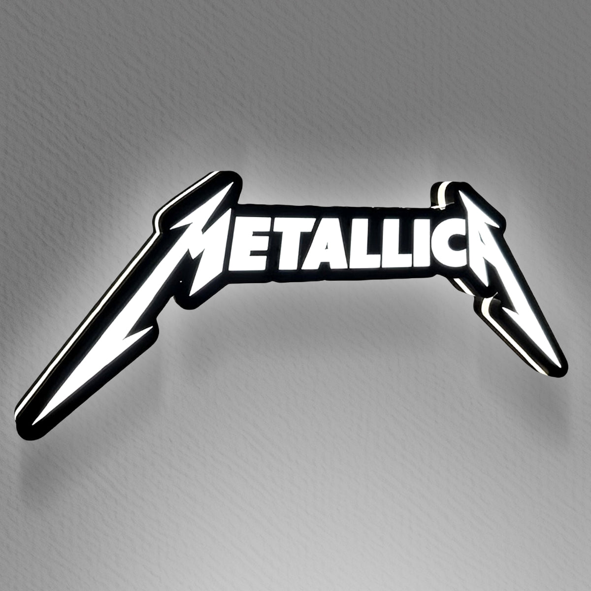 Metallica 3D Printed LED Lamp  Illuminate 3D Lightbox Your Space Dimmable & Powered by USB