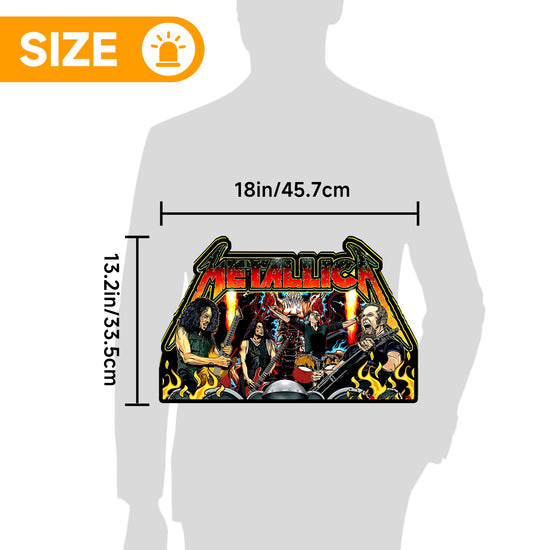 New Arrival Metallica Remastered Pinball Topper USB plug Dimmer Led 3D Lightbox