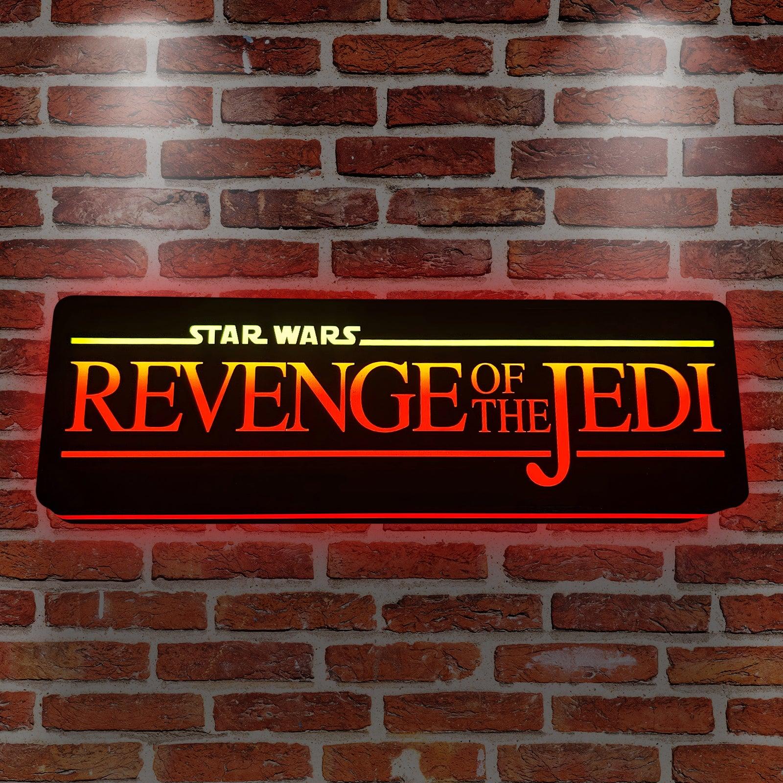 Star Wars Return Of The JEDI 3D Printed Lightbox Handmade,  Star Wars Led Wall Sign, Gift for Star Wars Fans