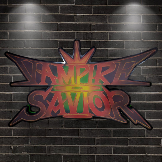 Custom Vampire Savior The Lord of Vampir Logo LED 3D Print Lightbox