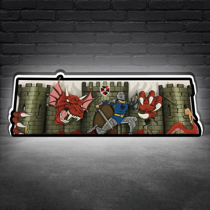 Medieval Madness Remake Pinball Topper LED Lightbox, 3D Printed Lightbox Rock Your Game