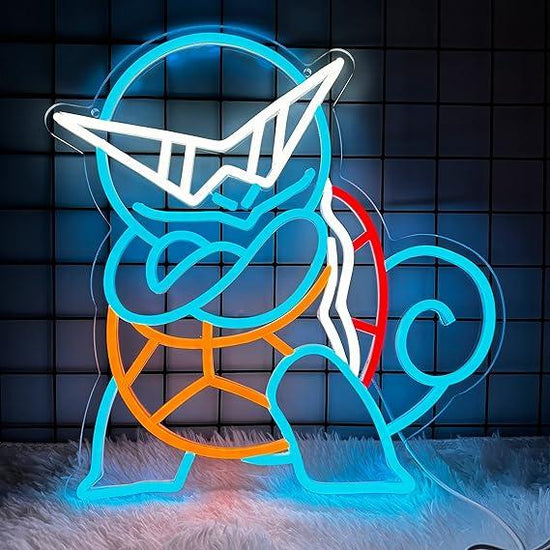 Anime Turtle Neon Sign for Wall Decor Cute LED Light Best Gift - FYLZGO Signs