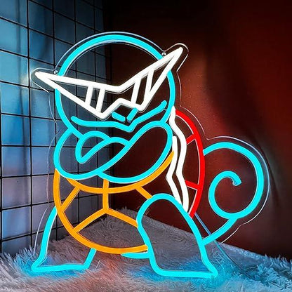 Anime Turtle Neon Sign for Wall Decor Cute LED Light Best Gift