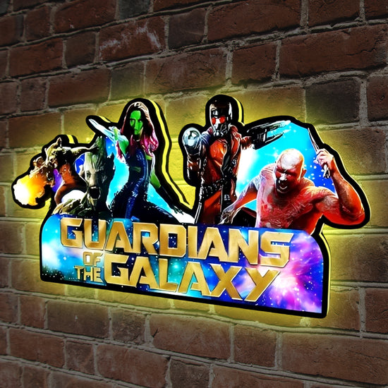 Guardians of the Galaxy Pinball Topper LED Light Box, for Guardians of the Galaxy Pinball Machine Fans, Rare Collectible USB Plug