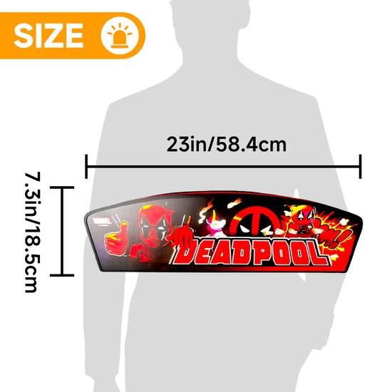 New Arrival Deadpool Pinball LED Lightbox, Deadpool Pinball Topper, Dimmable, and USB powered