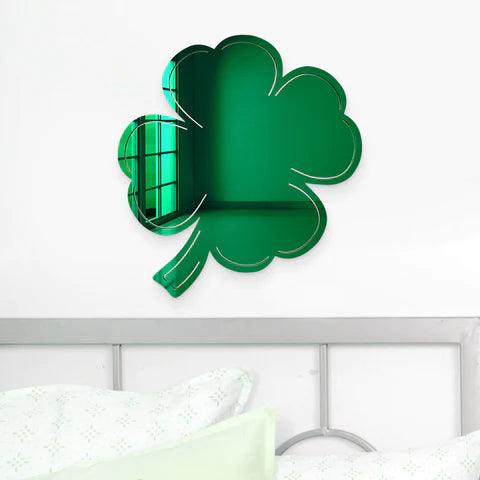 Four Leaf Clover Decorative Wall Mirror - FYLZGO Signs