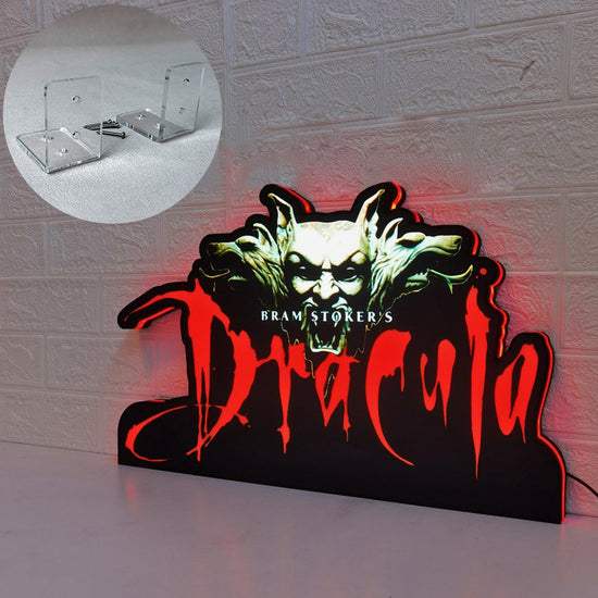 Dracula Bram Stoker's Pinball Topper, 3D Printed housing with RED Halo effects, LED, Dimmable, and USB powered