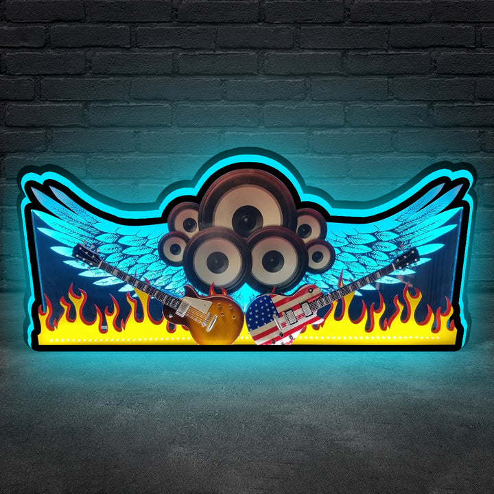 Aeromsith Pinball Topper LED Lightbox, 3D Printed Lightbox Rock Your Game