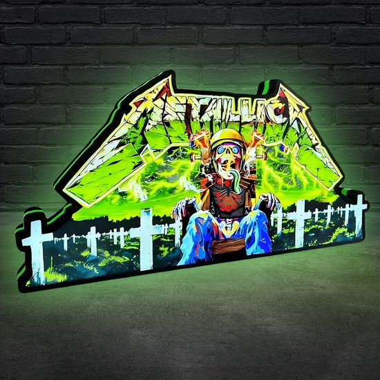 Metallica Remastered Sparky Pinball Topper 3D Printed Lightbox