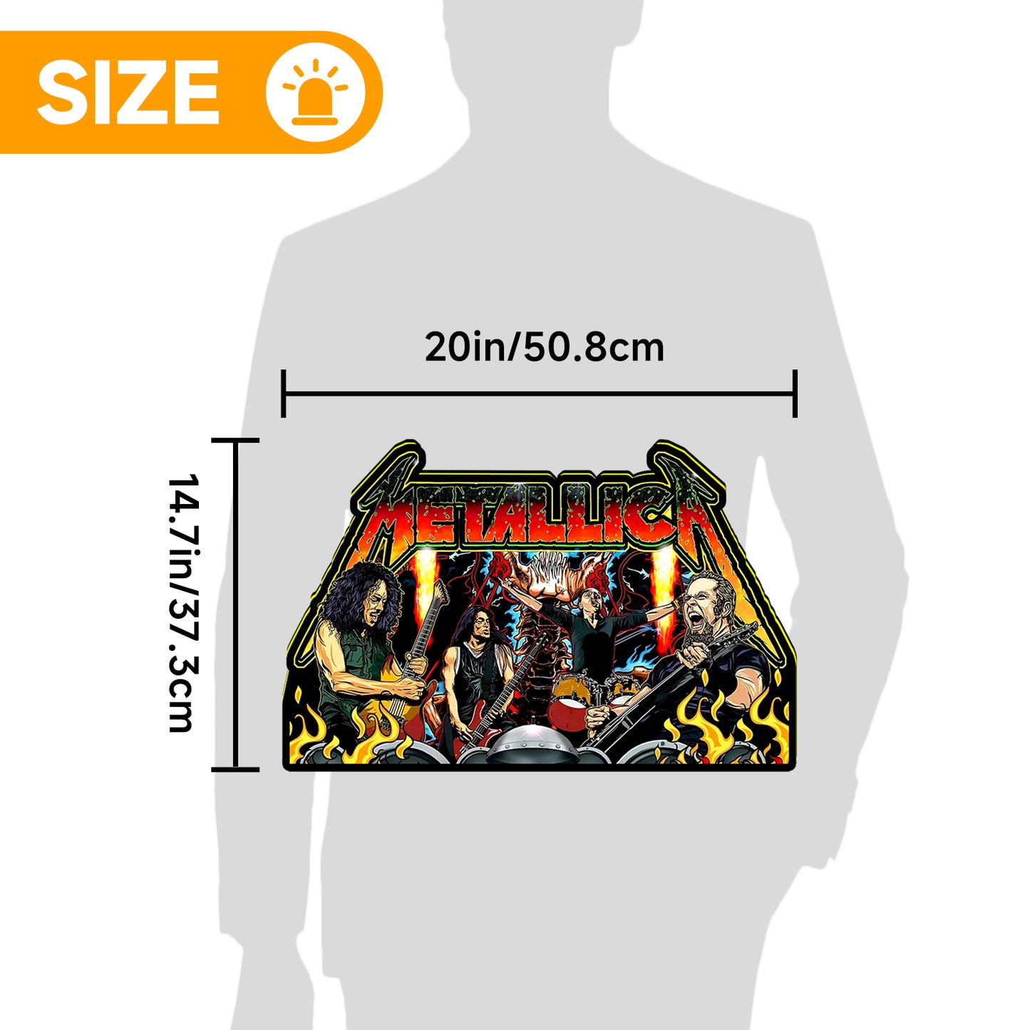 New Arrival Metallica Remastered Pinball Topper USB plug Dimmer Led 3D Lightbox